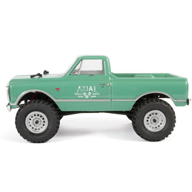 Auto a Control Remoto RC Chevrolet C10 1967 1/24 4WD Verde - Axial - DOBLETRACCION 