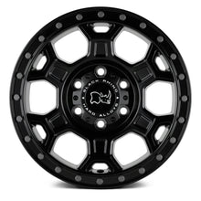 Cargar imagen en el visor de la galería, 4 Llantas Midhill 17x8 6x130 Matte Black w/ GunMetal Bolts - Black Rhino - DOBLETRACCION 