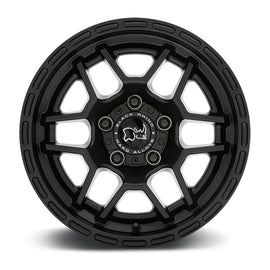 4 Llantas Batona 15x7 5x114 Matte Black - Black Rhino - DOBLETRACCION 