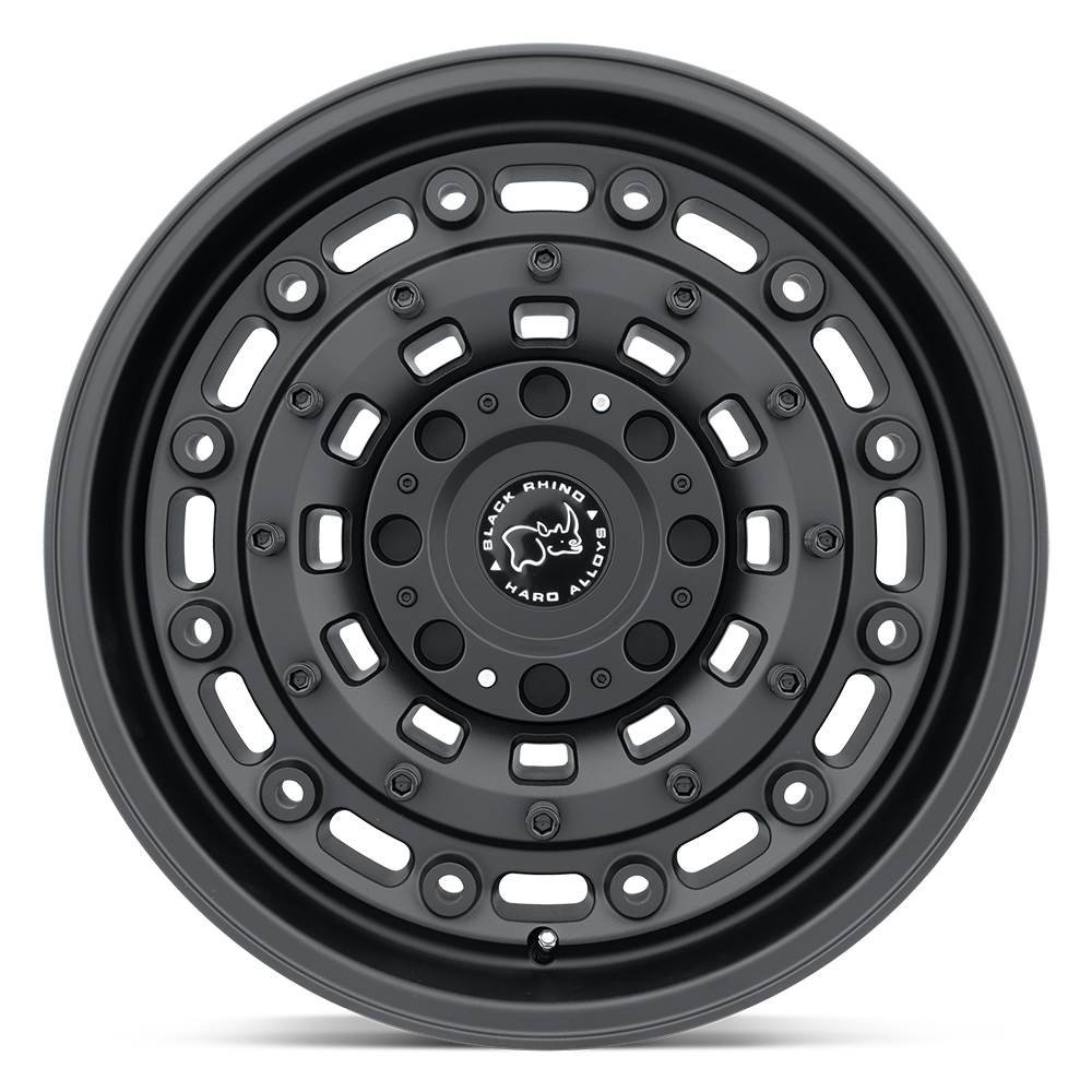 4 Llantas Arsenal 17X8 6X130/  Matte Black  - Black Rhino - DOBLETRACCION 