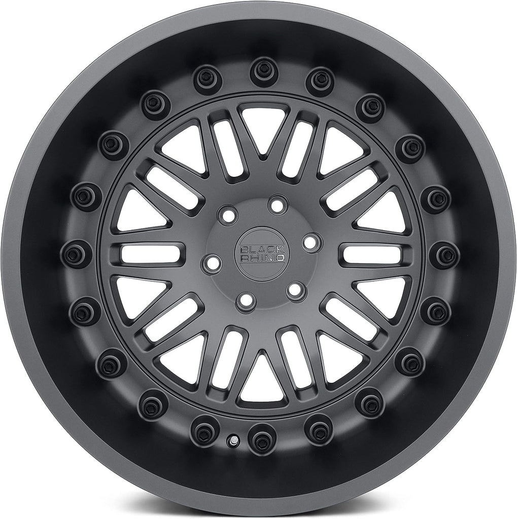 4 Llantas Fury 17x9,5 6x139 Matte GunMetal - Black Rhino - DOBLETRACCION 