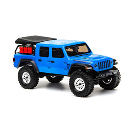 Auto a Control Remoto RC Jeep Wrangler Gladiator JT 1/24 4WD Azul - Axial - DOBLETRACCION 