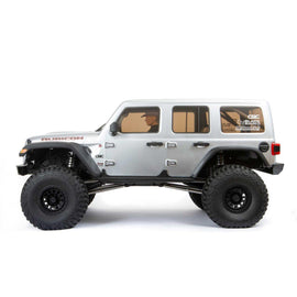 Auto a Control Remoto RC Jeep Wrangler JLU 1/6 4WD Plateado - Axial - DOBLETRACCION 