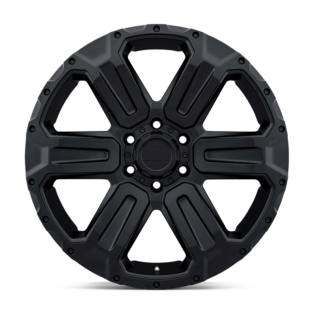 4 Llantas Wanaka 17x8,5 6x139 Matte Black - Black Rhino - DOBLETRACCION 