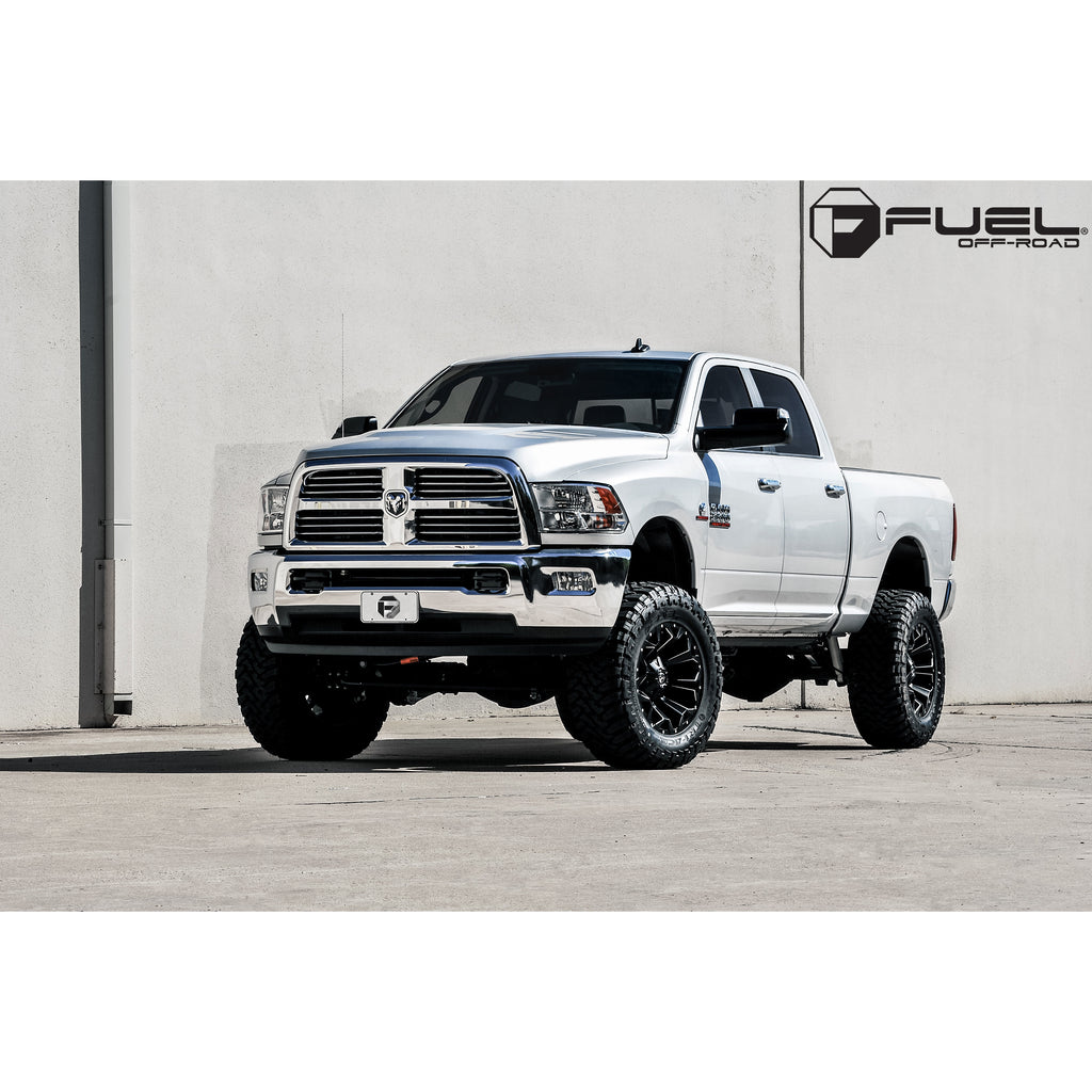 4 Llantas Assault D546 20X10 6X135/6x139 Milled Black F150  - Fuel - DOBLETRACCION 