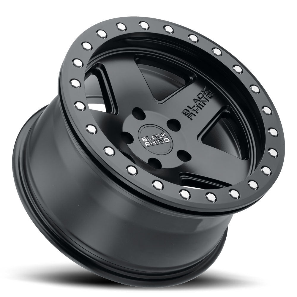 4 Llantas Crawler 17X9.5 6X139  Matte Black - Black Rhino