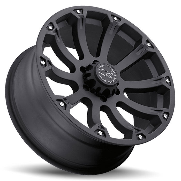 4 Llantas Sidewinder  20x9 6x135 Matte Black F150 - Black Rhino - DOBLETRACCION 