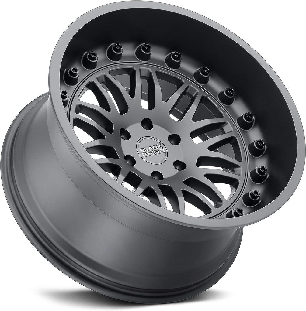 4 Llantas Fury 17x9,5 6x139 Matte GunMetal - Black Rhino - DOBLETRACCION 