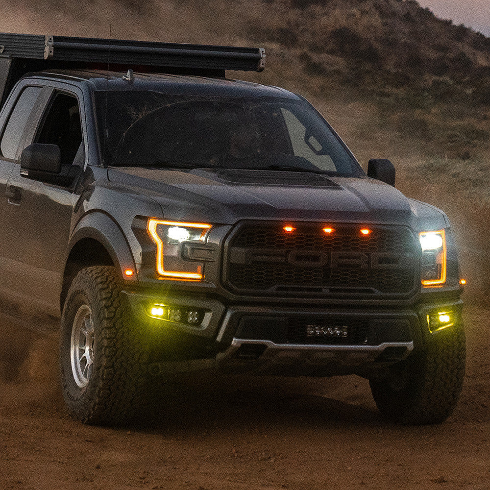 Kit de focos Squadron/S2 SAE “Pro” Kit de luz de niebla Ford F-150 Raptor (17-20) - Baja Designs