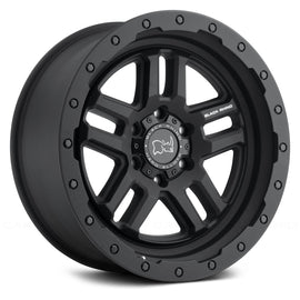 4 Llantas Barstow 17x9.5 6x139/12 Matte Black - Black Rhino