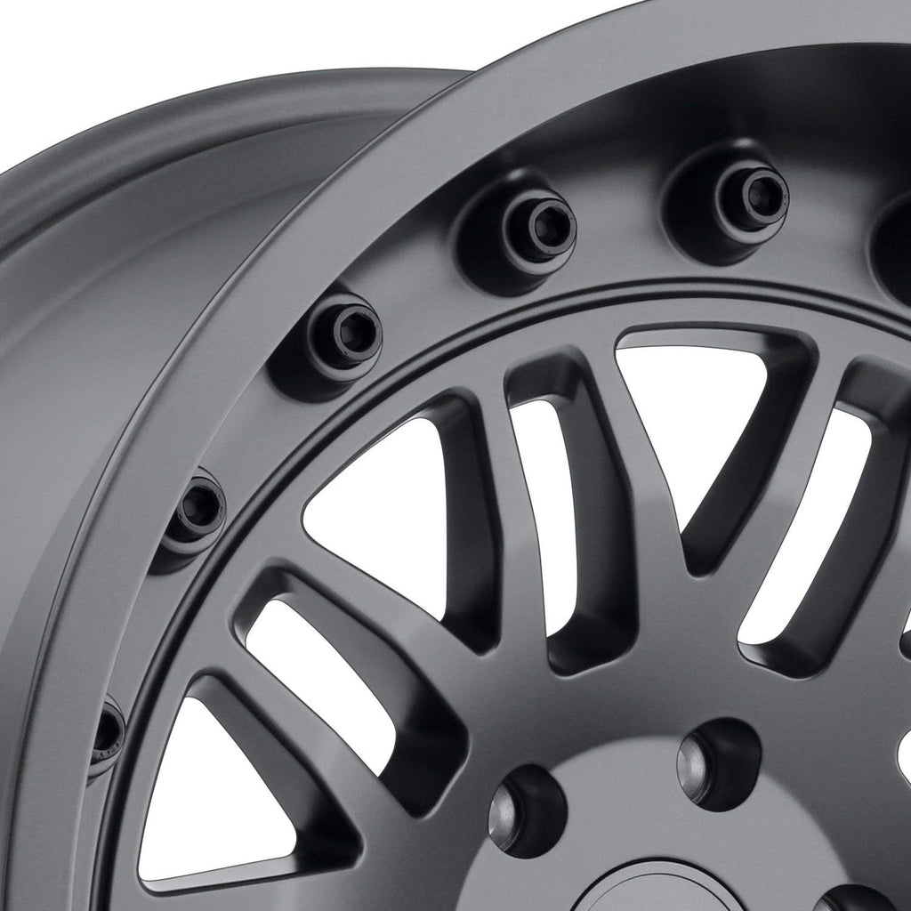 4 Llantas Fury 17x9,5 6x139 Matte GunMetal - Black Rhino - DOBLETRACCION 