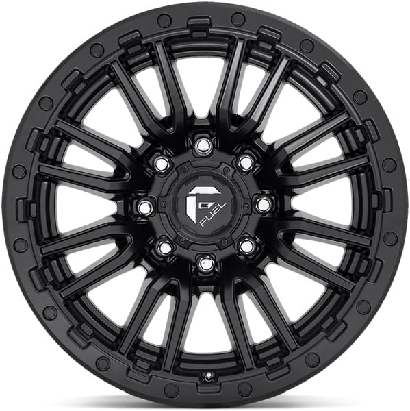 4 Llantas Rebel D679 20x9" 8x165 Matte Black - Fuel