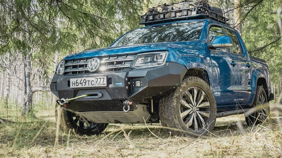 Parachoque Delantero de Aluminio Volkswagen Amarok (10+) - Rival 4x4 - DOBLETRACCION 