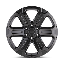 4 Llantas Wanaka 17X8.5 6X139 Matte GunMetal with Brushe - Black Rhino - DOBLETRACCION 