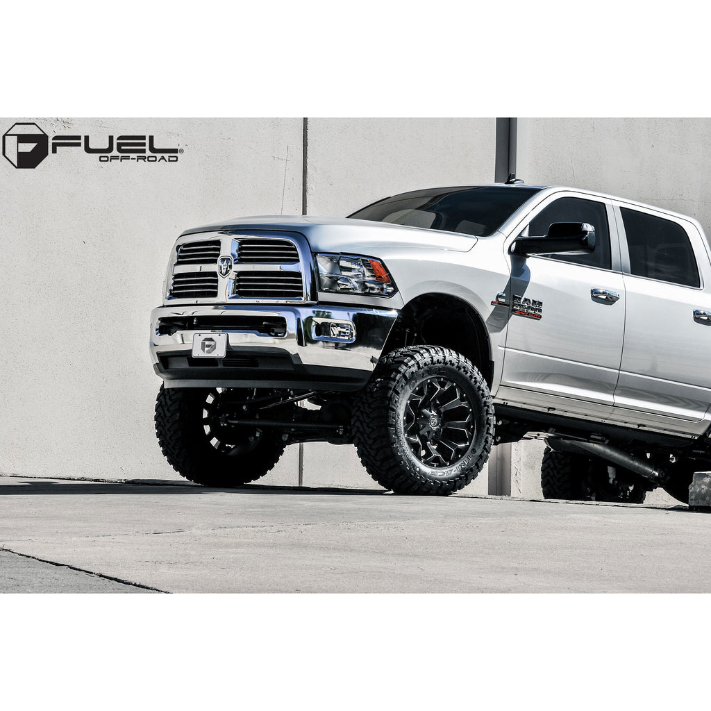 4 Llantas Assault D546 20X9 6X135/6x139 Milled Black F150 - Fuel