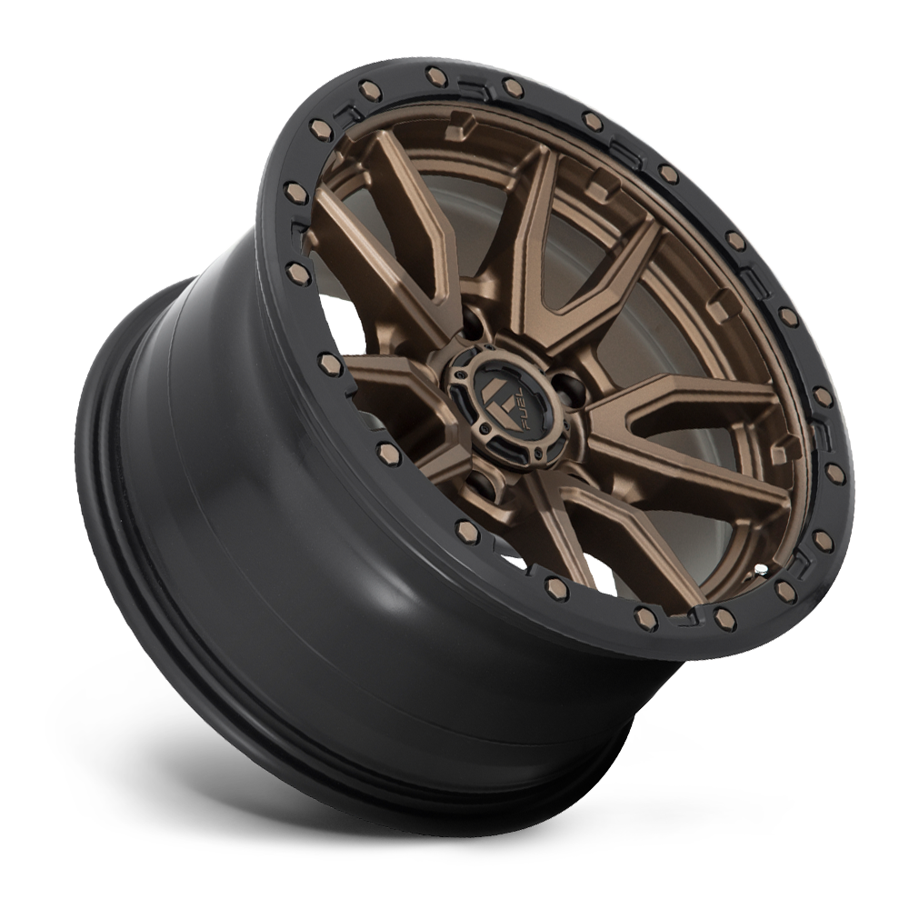 4 Llantas Rebel D681 17x9 5x127 Bronze - Fuel - DOBLETRACCION 
