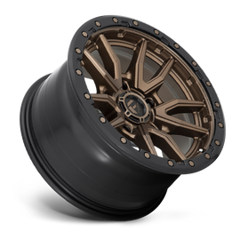 4 Llantas Rebel D681 17x9 5x127 Bronze - Fuel - DOBLETRACCION 