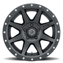 Cargar imagen en el visor de la galería, 4 Llantas Rebound  17x8.5 5x120 SAT Black - Icon Alloys - DOBLETRACCION 