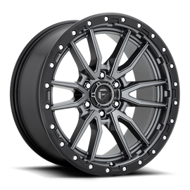 4 Llantas Rebel D680 17X9 6X139 Gris - Fuel - DOBLETRACCION 
