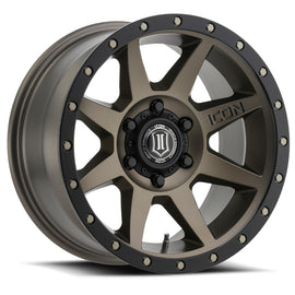 4 Llantas Rebound  17x8.5 6x139 Bronze - Icon Alloys - DOBLETRACCION 