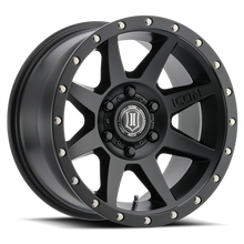 Cargar imagen en el visor de la galería, 4 Llantas Rebound  17x8.5 6x139 SAT Black - Icon Alloys - DOBLETRACCION 