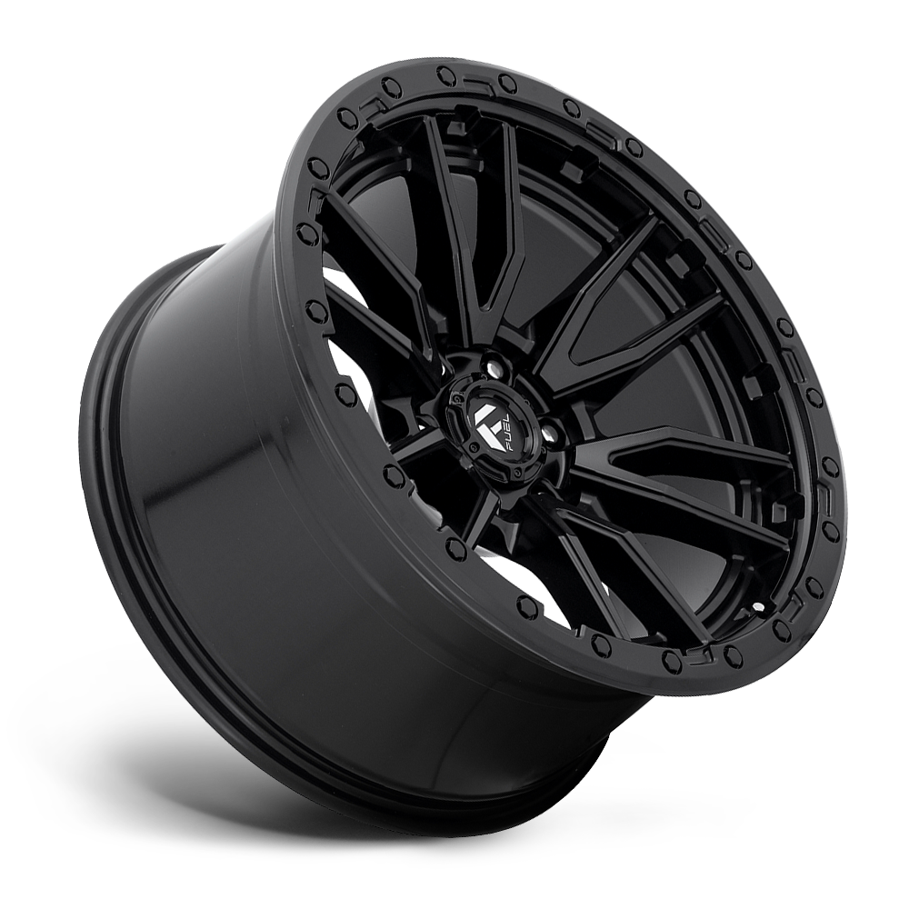 4 Llantas Rebel D679 17X9 6X139 Black  - Fuel