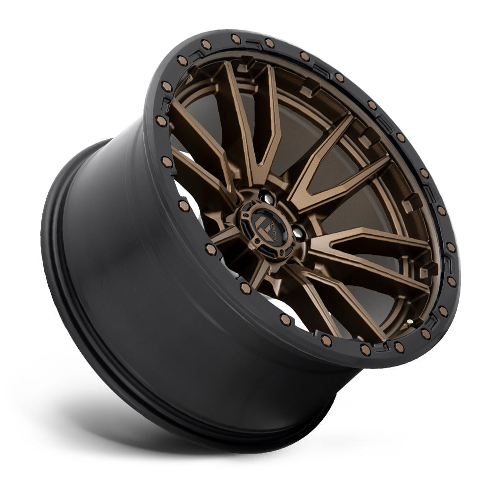 4 Llantas Rebel D681 20X10 6X139 Bronze Silverado - Fuel - DOBLETRACCION 
