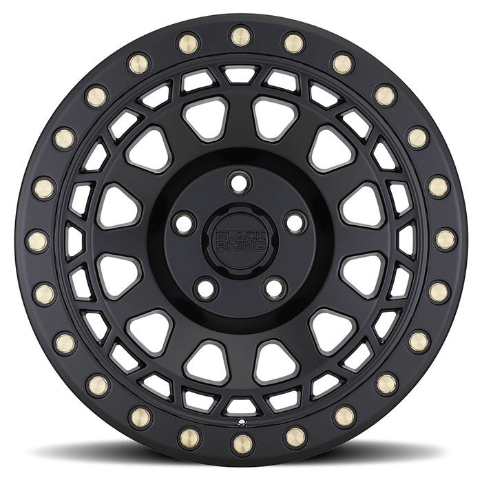 4 Llantas Primm 17x9.0 6x135  Matte Black Brass - Black Rhino