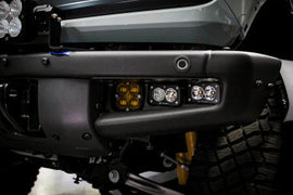 Kit de Neblineros LED Squadron SAE + Dual S2 Sport Fog Pocket Ford Bronco (21-26) - Baja Designs