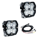 Par de Focos LED Clear Squadron 2.0 Sport Black - Baja Designs