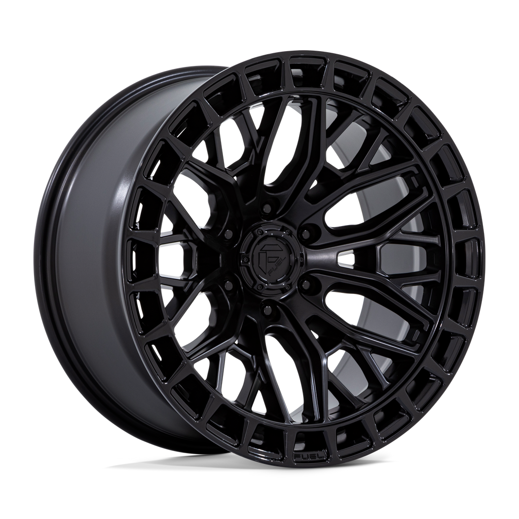 4 llantas Sigma 17x9" 6x139 /-12 BLACKOUT W/ G-BLK LIP - Fuel