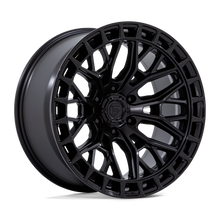 Cargar imagen en el visor de la galería, 4 llantas Sigma 17x9" 6x139 /-12 BLACKOUT W/ G-BLK LIP - Fuel