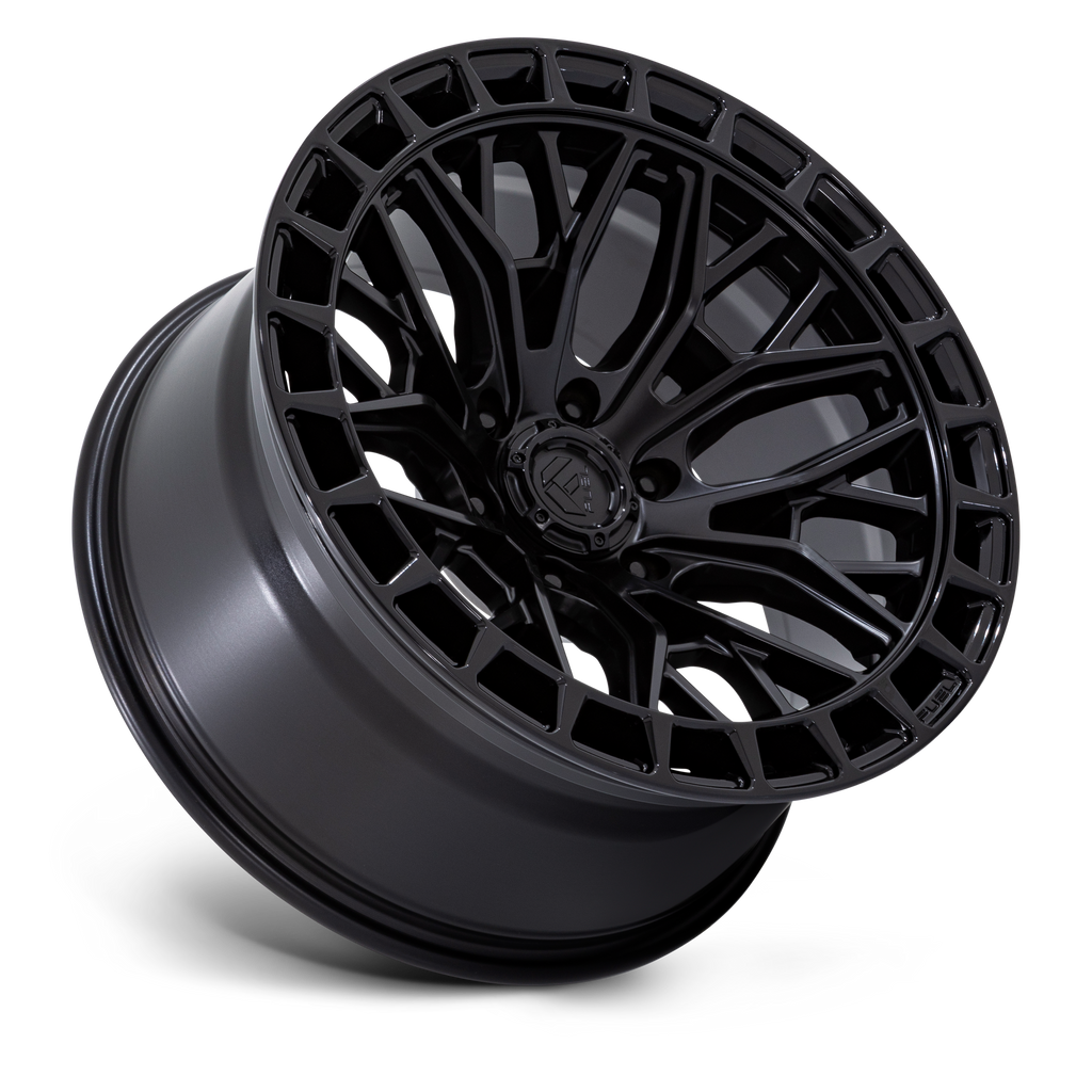 4 llantas Sigma 17x9" 6x139 /-12 BLACKOUT W/ G-BLK LIP - Fuel