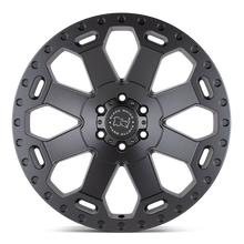 Cargar imagen en el visor de la galería, 4 Llantas Warlord 17x8 5x114 Matte GunMetal - Black Rhino - DOBLETRACCION 