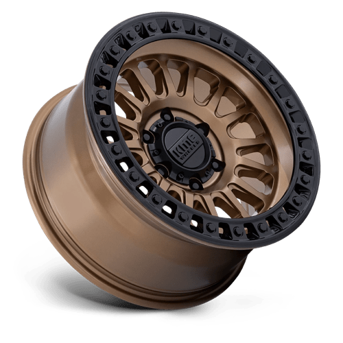 4 llantas KM552 17x8.5 ET -10 Matte Bronze w/Gloss Black - KMC Wheels