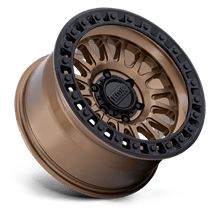 Cargar imagen en el visor de la galería, 4 llantas KM552 17x8.5 ET -10 Matte Bronze w/Gloss Black - KMC Wheels