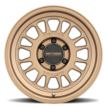 Cargar imagen en el visor de la galería, 4 Llantas MR318 Bronze 17x8.5 6x139.7 ET0 - Method Wheels