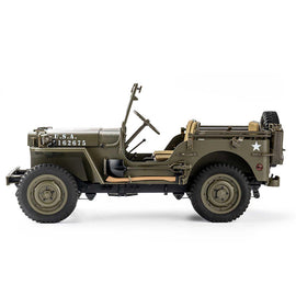 Auto a Control Remoto RC Jeep Militar 1/12 4WD Brushed RTR FMS - Axial - DOBLETRACCION 