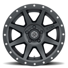 4 Llantas Rebound 17x8.5 6x130 Satin Black - Icon Alloys
