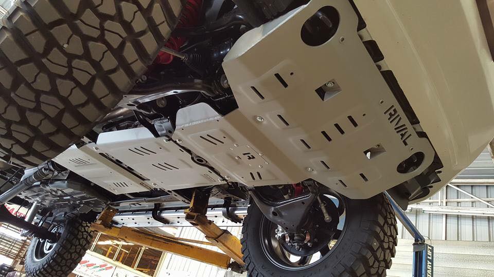 Skid Plate Completo 4 Piezas Fiat Fullback(16+) - Rival 4x4 - DOBLETRACCION 