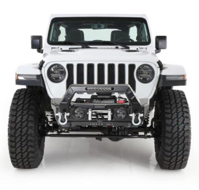 Parachoque delantero Stryker Jeep Wrangler JK / JL / Gladiator JT - Smittybilt - DOBLETRACCION 