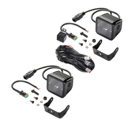 Kit Hella Black Magic Cubo 3.2 LED (par) Flood Beam - Hella - DOBLETRACCION 