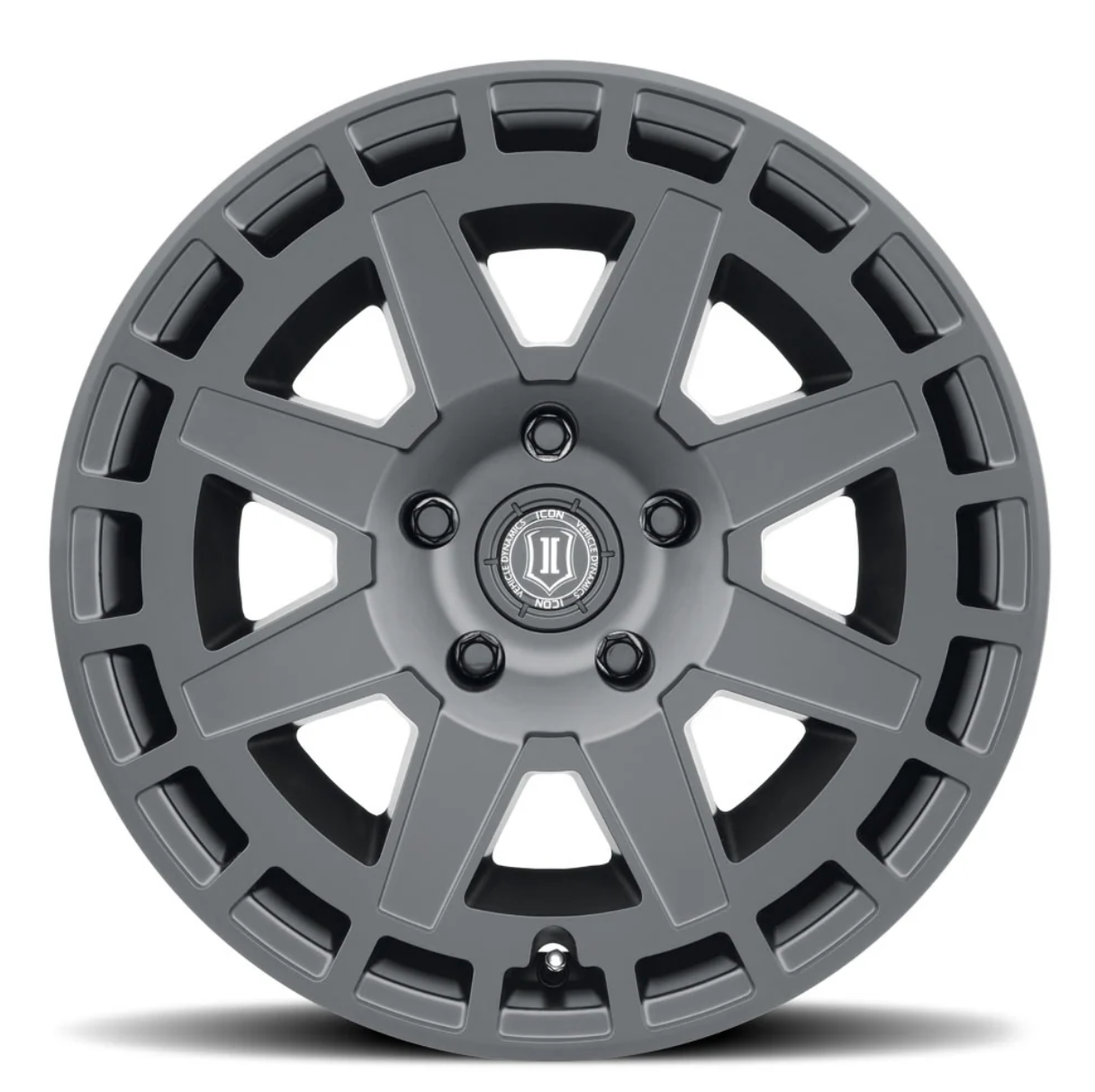 4 Llantas Compass 17x8.5 6x135 Titanium - Icon Alloys - DOBLETRACCION 