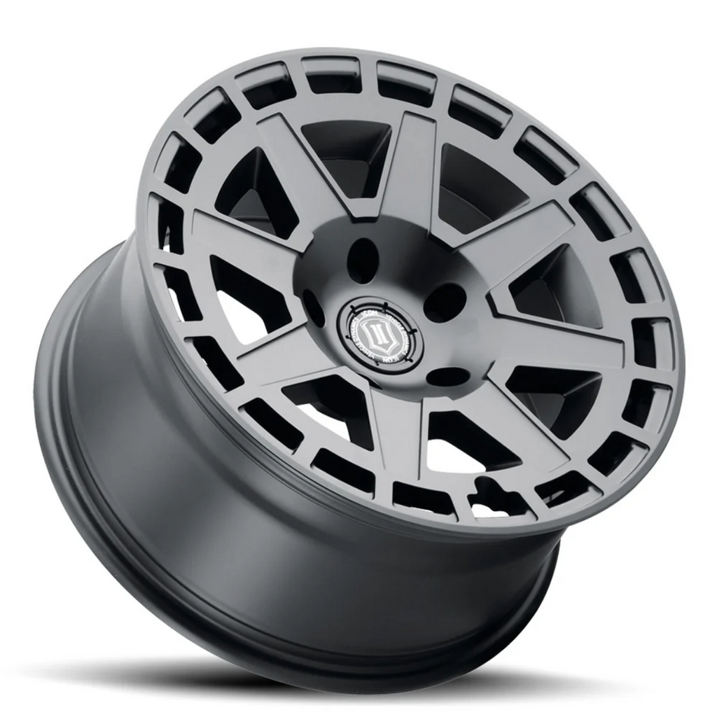 4 Llantas Compass 20x10 6x139 Titanium - Icon Alloys - DOBLETRACCION 