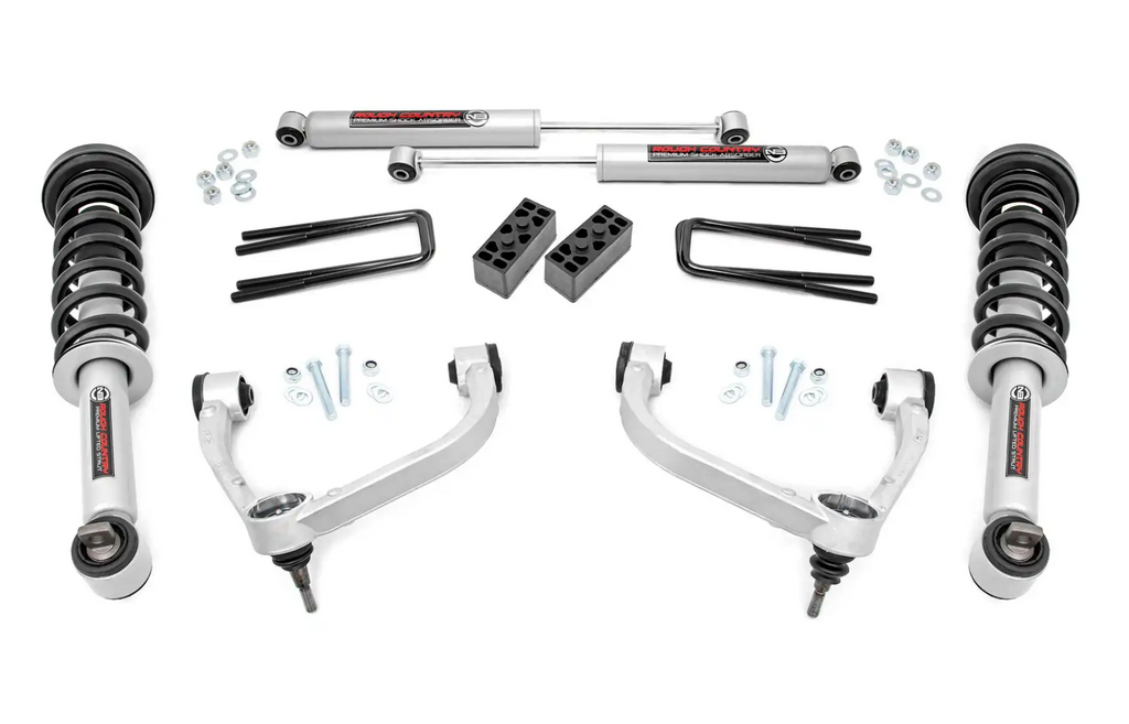 Kit de Suspensión 3" N3 Ford F150 (14-20) - Rough Country - DOBLETRACCION 