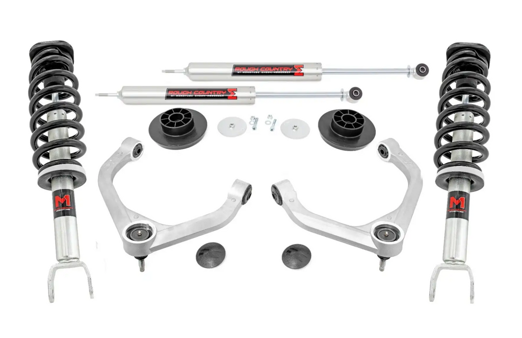 Kit de Suspensión 3.5" M1 Dodge RAM 1500 (19+) - Rough Country - DOBLETRACCION 