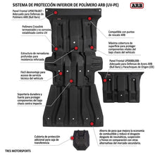 Cargar imagen en el visor de la galería, Skidplate completo de polímero Toyota Hilux/Fortuner - ARB
