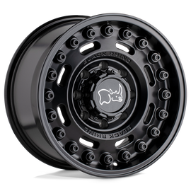 4 Llantas Axle 17x9.5 6x139/-18 Matte Black - Black Rhino