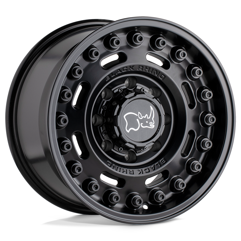 4 Llantas Axle 18x9.5 8x165/-18 Matte Black - Black Rhino