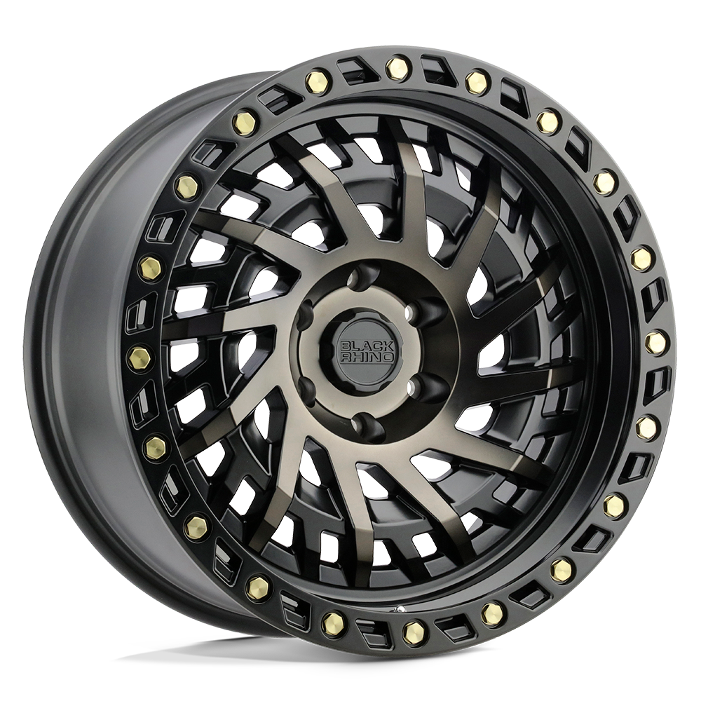 4 Llantas Shredder 17X9.0 6X139  Matte Black Dark - Black Rhino - DOBLETRACCION 